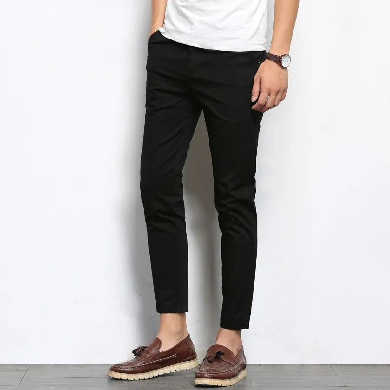 Calça Casual Canelada Formal - Estilo Jogger