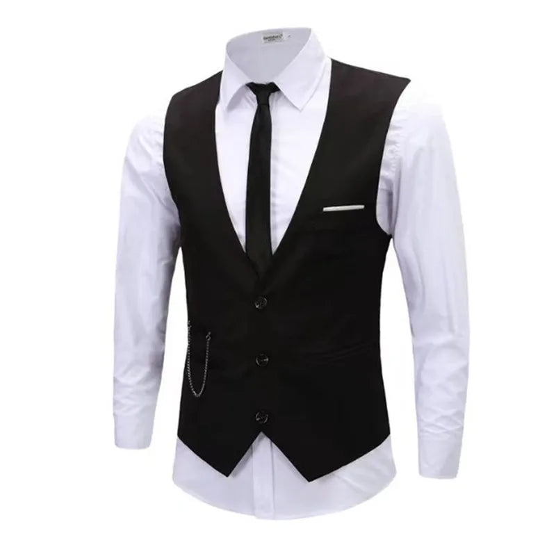 Colete Masculino Slim Fit Casual e Formal