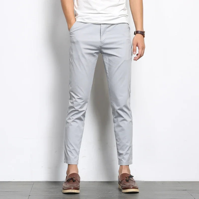 Calça Casual Canelada Formal - Estilo Jogger