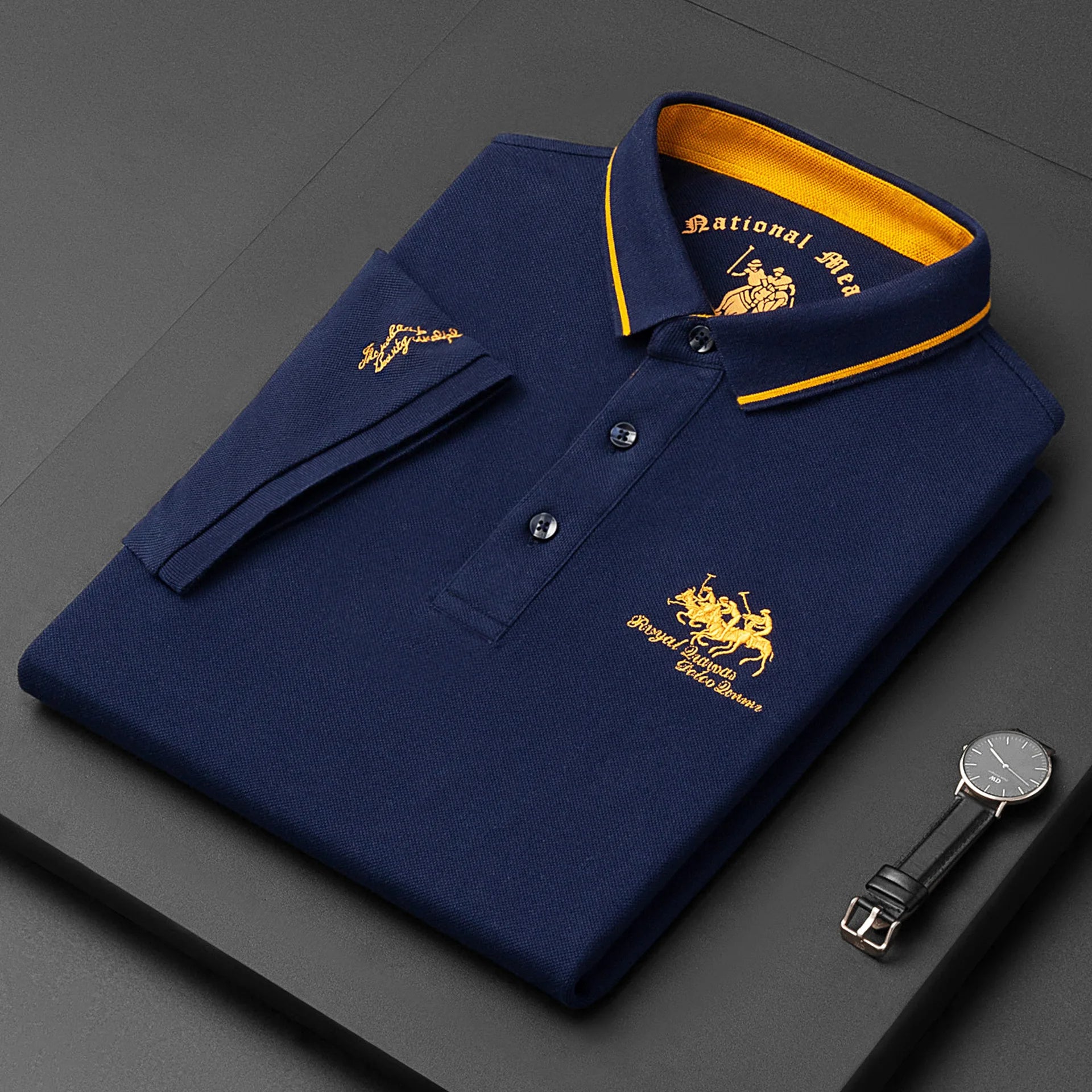 Camiseta Polo Clássica Bordada - Nova Coleção Polo