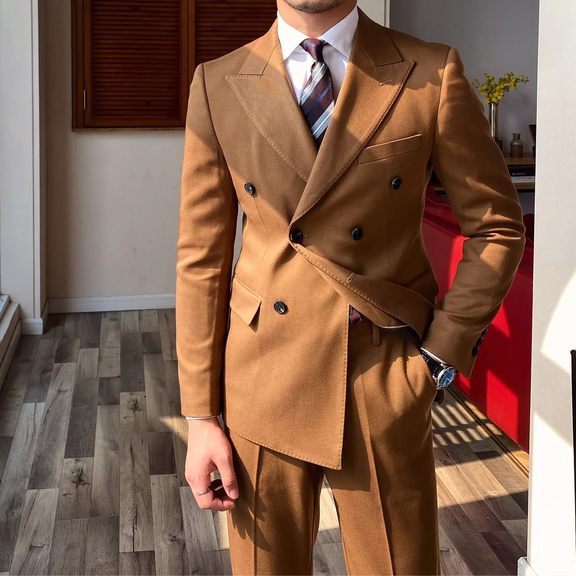 Fato Elegance Formal - Estilo Coreano - 4 Botões