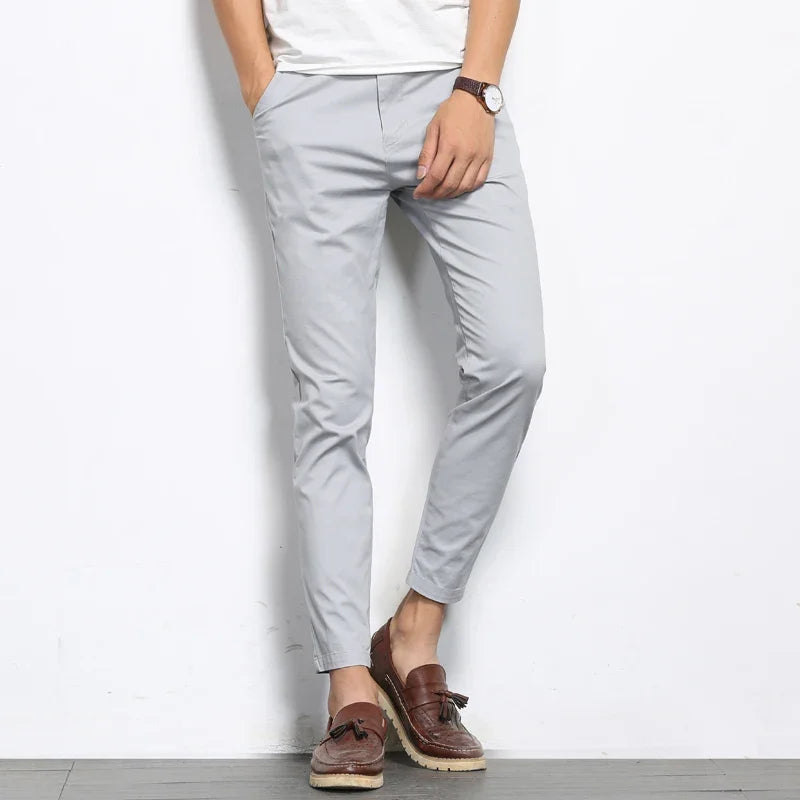 Calça Casual Canelada Formal - Estilo Jogger